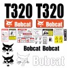 Aftermarket Bobcat T320 N Skid Steer Set Vinyl Decal Sticker - 25 PC