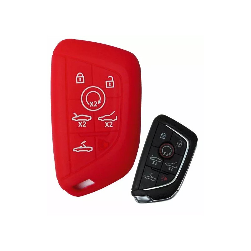 TheJacket Keyless Entry Key Fob Rubber Remote Cover C8 Corvette