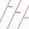 SWTOOL 60 Feets /20 Yards Metal Rose Gold Link Chains,
