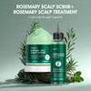 VOERUY Scalp Scrub, Rosemary Scalp Exfoliator Scrub Shampoo, 2-in-1 Scalp