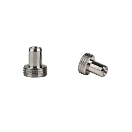 Duogalia 10 Pack Fiber Optical Accessories, 5 Pcs Fiber Optical Ceramic Core and 5 Pcs Mental Heads for Visual Fault Locator Fiber Optic Tester Light Meter Network Cable Tester Replace Accessories