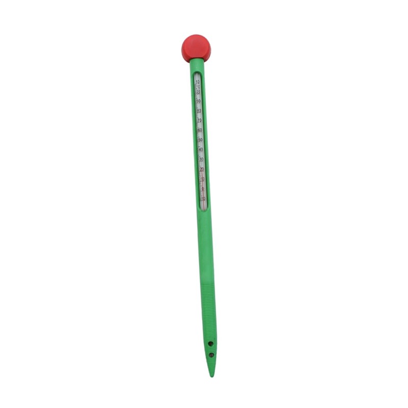 GLEAVI 2pcs Soil Thermometer Built Glass Rod to Portable Garden