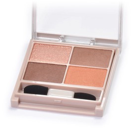Canmake M01 Silky Flare Eyes (Matte Type), Sienna Wood Eyeshadow, Matte Eyeshadow, 4 Colors x 1