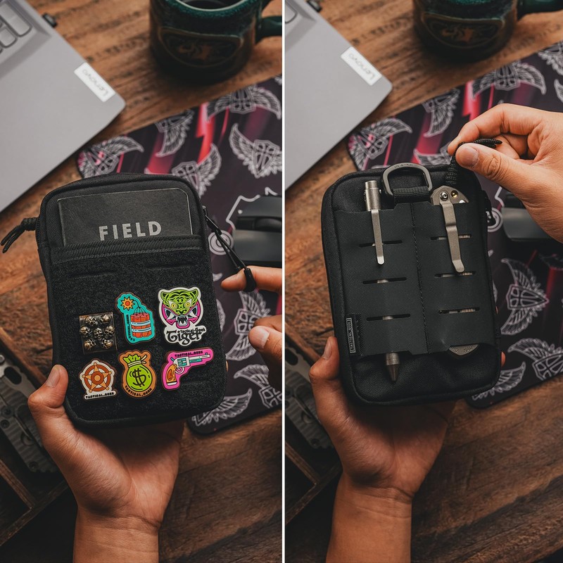 TACTICAL GEEK Block E3.0 EDC Compact Waist Pouch, EDC Pouch