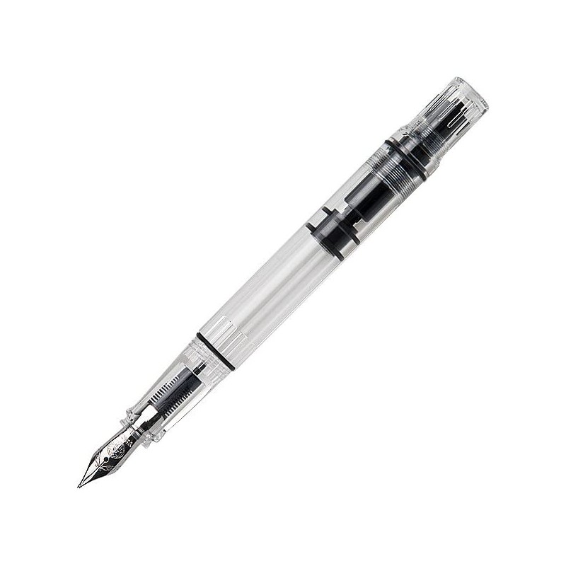 TWSBI Eco T Fountain Pen, Clear CT, Suction Type, Fine