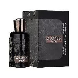 Lattafa Ajayeb Dubai Eau de Parfum Spray for Unisex, 3.4 Ounce