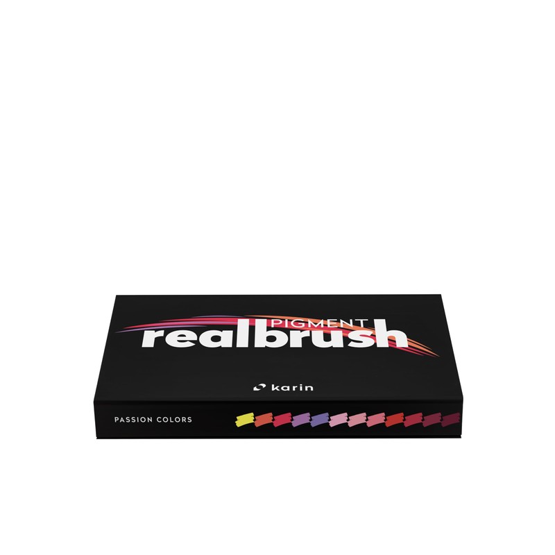 KARIN Realbrush Pigment Passion Colors - a collection of 12