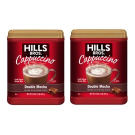 Hills Bros. Flavor Coffee (Double Mocha, 16 Ounce (Pack of 2)