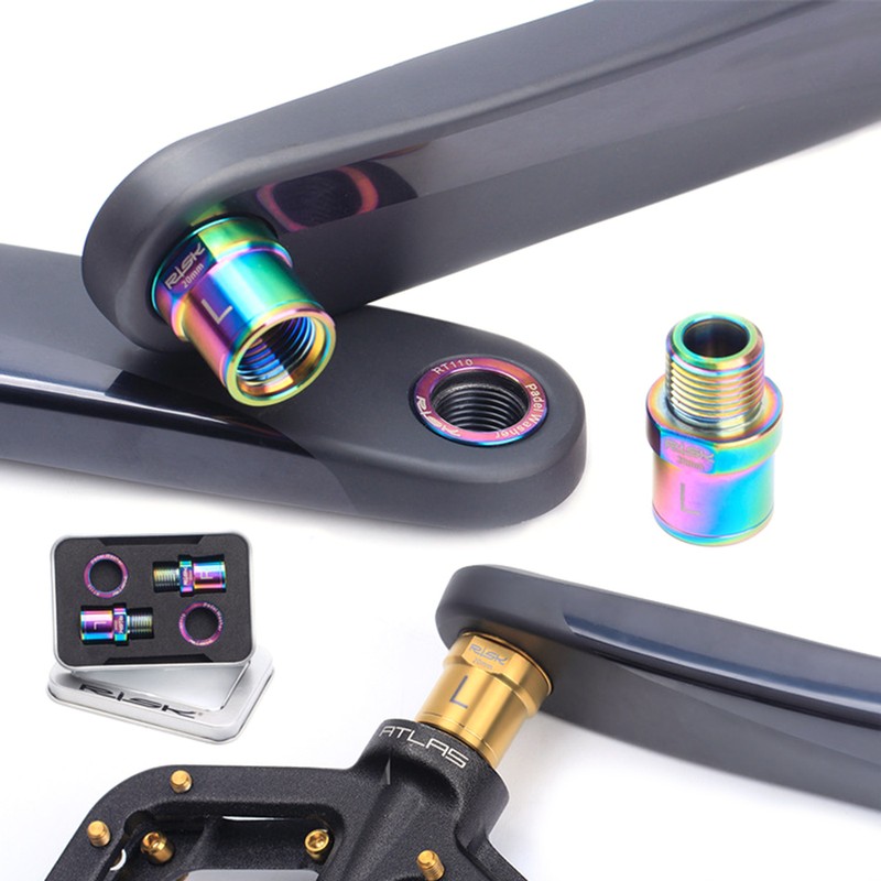 Bike Pedal Extender Cycle Pedals Adapters Bike Pedal Extension Shaft
