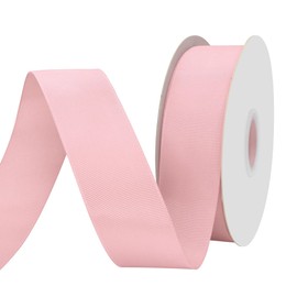 BVIEAKD 40mm x 45m lt Pink Grosgrain Ribbon lt Pink Ribbon for Gift Wrapping Very Suitable for Weddings Decoration Bouquet Arts Craft Sewing Hair Bow Invitation