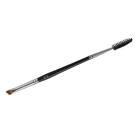 Jolie Cosmetics Duo Small Angle Detailer Brow & Lash Brush #610 - Sable Hair/Spoolie Brush