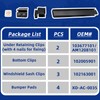 Club Car DS Golf Cart Windshield Retaining Clips Kits with