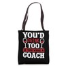 Coach Wine Lover for Basketball and Baseball Coach Tote Bag