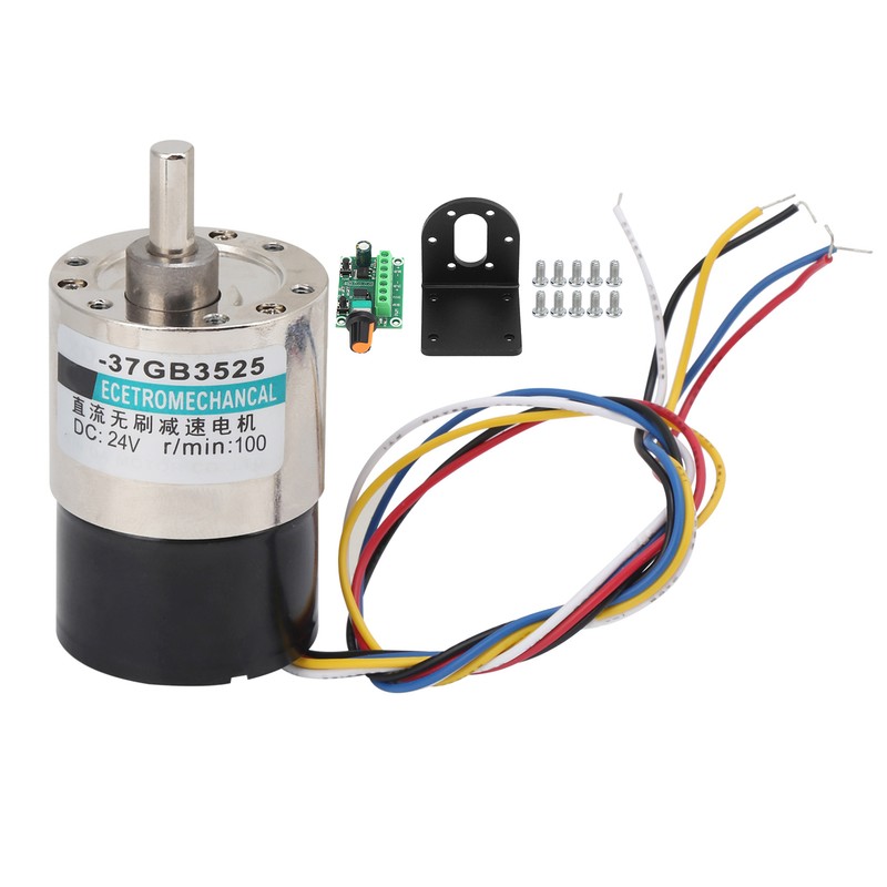 DC Brushless Motor CW/CCW 24V with Bracket Speed Control Board