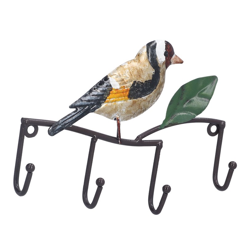 Key Hook Iron Bird Wall Hook Key Hanger Door Coat