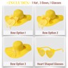 Funcredible Summer Hat for Women - Yellow Wide Brim Hat