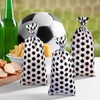 Sunnymove 100 Pack Soccer Treat Bags Cellophane Bags with Twist