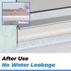 PalpitateC Shower Door Bottom Seal Clear Vinyl Shower Door Drip