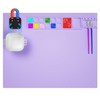 BlueFinger Silicone Craft Mat, 20"x16" Silicone Painting Mat with Cup,