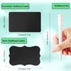 300 Pieces Chalkboard Labels Reusable Waterproof Chalk Sticker Labels with