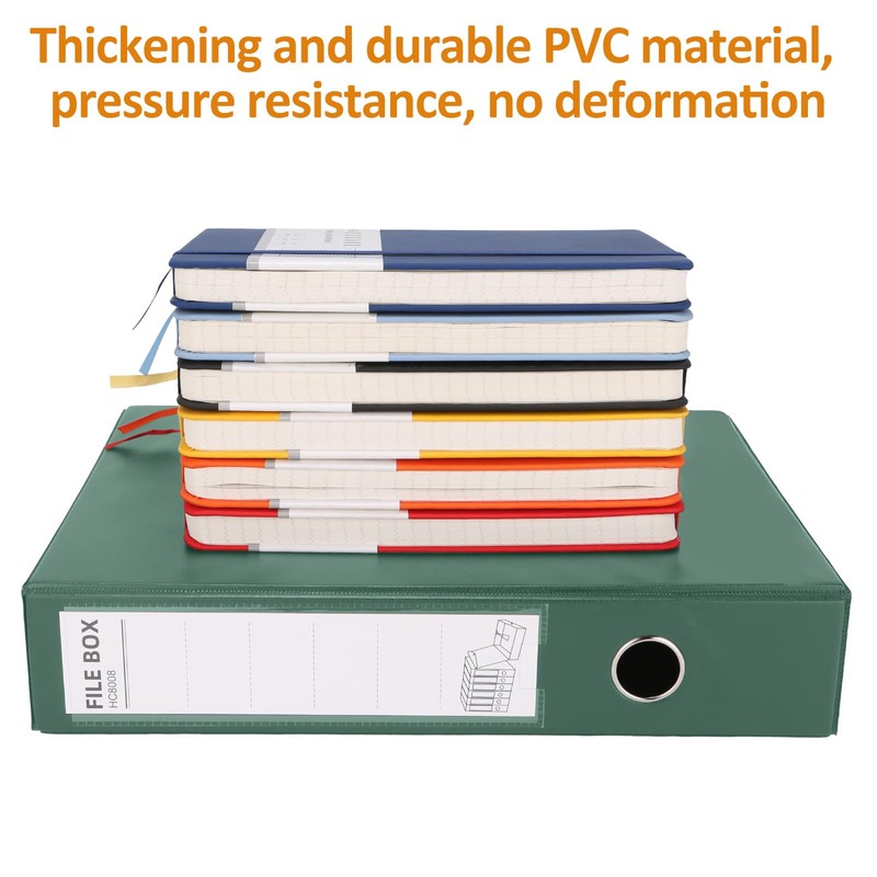 HUA JIE A4 Storage File Boxes Plastic Archives Cases with