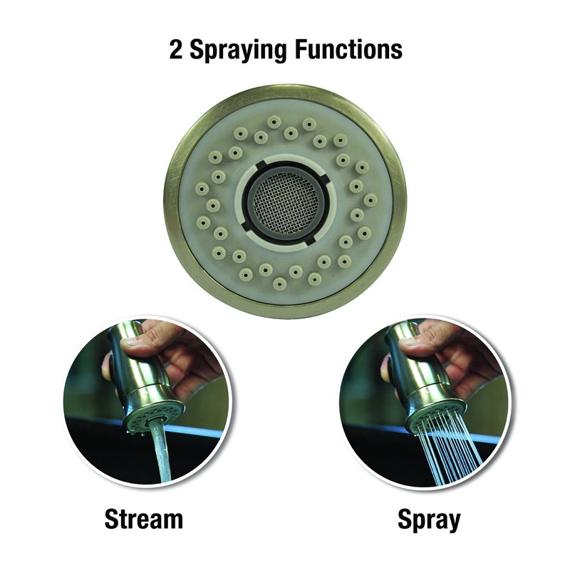 DANCO Smart Spray Kitchen Sink Faucet Pull Down Faucet Spray