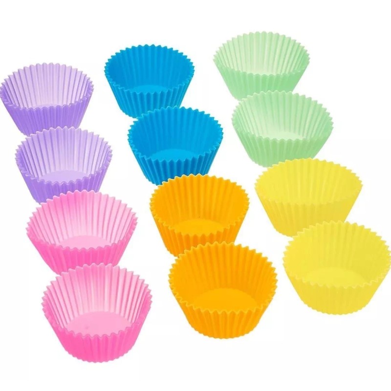 CL Moldes Silicon Capacillos Gelatina Pan Postres Surtidos