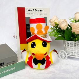 Hazbin Hotel Plush,Yellow Duck Plushies Toy Lovely Cartoon Anime Soft Stuffed Figure Plush Toy Doll Gifts for Game Fans and Kids Birthday