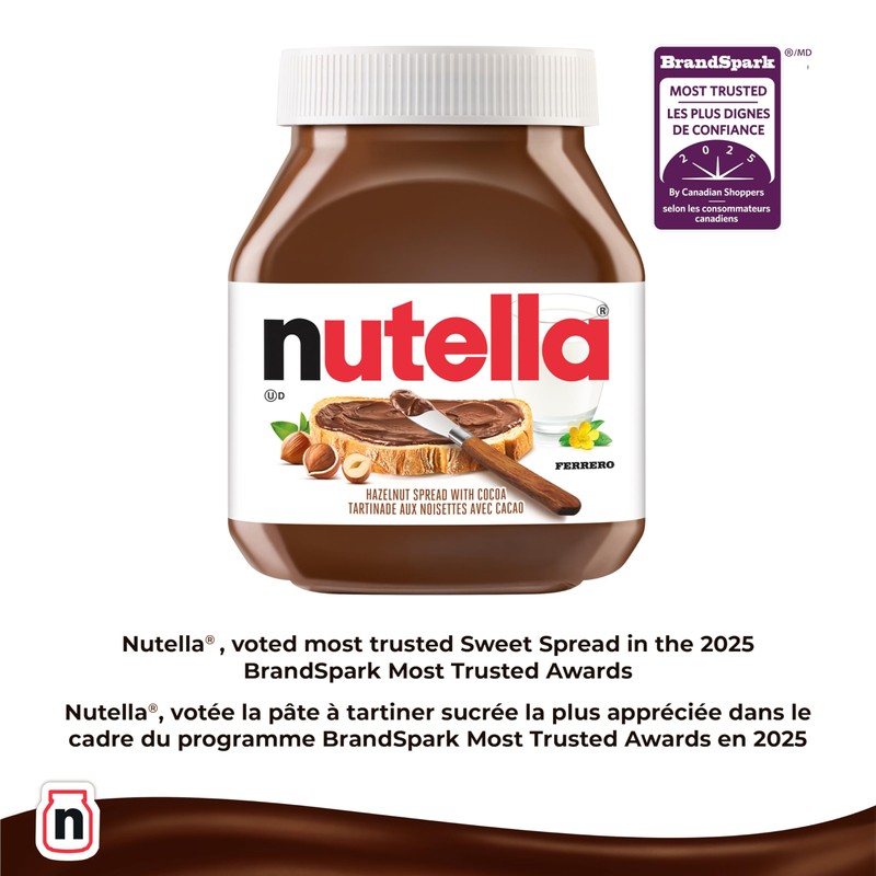 Nutella Hazelnut Chocolate Spread, 1kg/35.3 oz., {Imported from Canada}