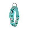 Petiry Martingale Dog Collar,Flamingo Pattern,with Safety Quick Release Buckle,Escape-proof Anti-pull