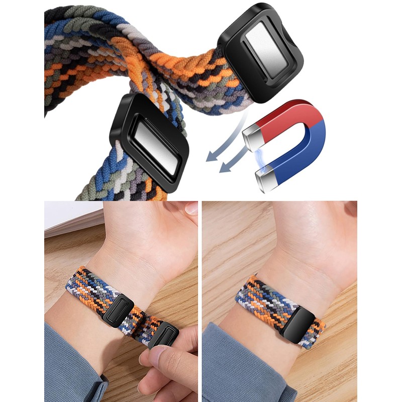 GIOPUEY Strap Compatible with CMF Watch Pro 2, Braided Nylon