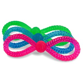 Petface (Toyz by Petface) Twist Tugger, Blue/Green/Pink