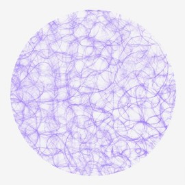 Sizoweb Shapes - Place Mats - Placemats - Decorative Pads - Pack of 12 - 64 K (Sizoweb Circle, Lavender)