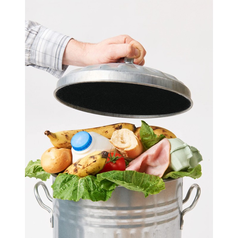 QWORK® 8 Packs Compost Bin Filters Round, Activated Charcoal Filters,