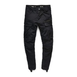 G-STAR Men's Rovic Zip 3D Straight Cargo Pants Black in Size 29W 32L