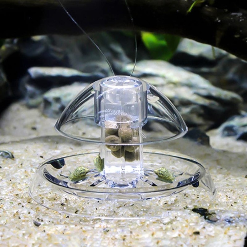 DONGKER Transparent Snail Catcher, Aquarium Snail Trap Snail Box for