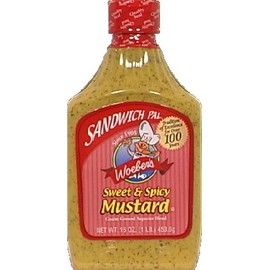 Woeber's Sandwich Pal Sweet and Spicy Mustard 16oz (Pack of 2)