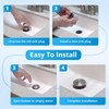 LukeTarp Polished Chrome 972098A Bathroom Sink Push & Seal Pop