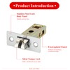 CHEERYMAGIC Tubular Latch, 45mm Internal Door Lock Tubular Mortice Latches