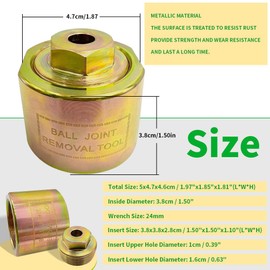 Ball Joints & Front Ball Joint Puller Tool for Sportsman Magnum Scrambler Trail Blazer Trail Boss Big Boss 250 300 325 330 400 425 450 500 570 600 700 800 Ranger 400 500 570 700
