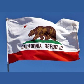Unbranded/Generic 100D 3x5' California Republic State Flag CA Bear Outdoor American Banner Indoor