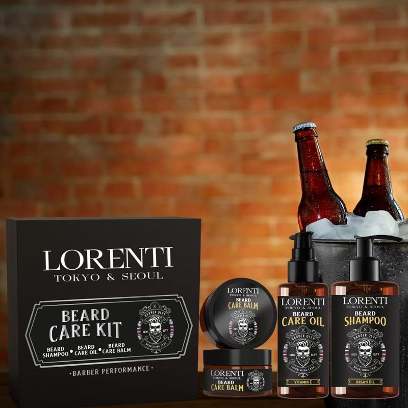 Lorenti Beard Mustache Balm for Hair Loss & Dandruff Treatment,
