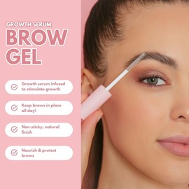 Lash Therapy Australia Growth Serum Eyebrow Gel, Eye Brow Gel Clear, Brow Wax, Brow Glue, Clear Brow Gel, Eyebrow Glue, Eyebrow Gel Clear, Cruelty Free 7ml