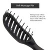FIXBODY Curved Vent Hair Brush for Blow Drying, Styling and