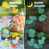 Xerteam 140 Pcs Mini Resin Animals, Luminous 70 Mini Tiny