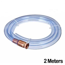 2X 2M SELF Priming Copper Siphon Syphon JIGGLER Hose for Fuel Oil Water