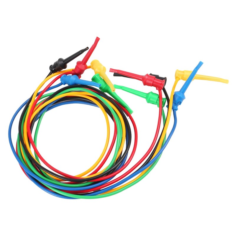 DORHEA 5Pcs Test Hook to Test Hook Test Cables Dual