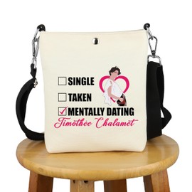 G2TUP Timoth Fans Gift Dating Timothée Crossbody Bag Timy’s G-irl Travel Bag Chalamet Fandom Girls Gift (Dating Timothée X)