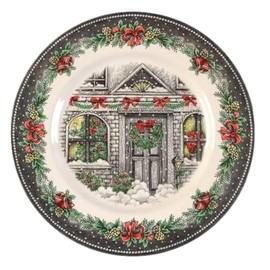 Royal Stafford Christmas Home Winter Dinnerware Sets (Salad Plates, 4 plates)