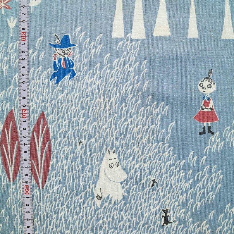 Quarter Report (MOOMIN) Moomin Cafe Curtain for Small Windows, I'm